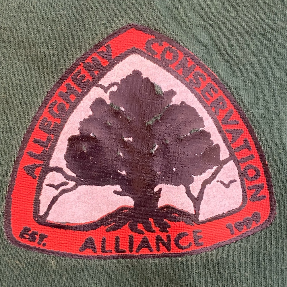 Allegheny Conservation Alliance Green Medium Sweatshirt Margaret Mead Quote